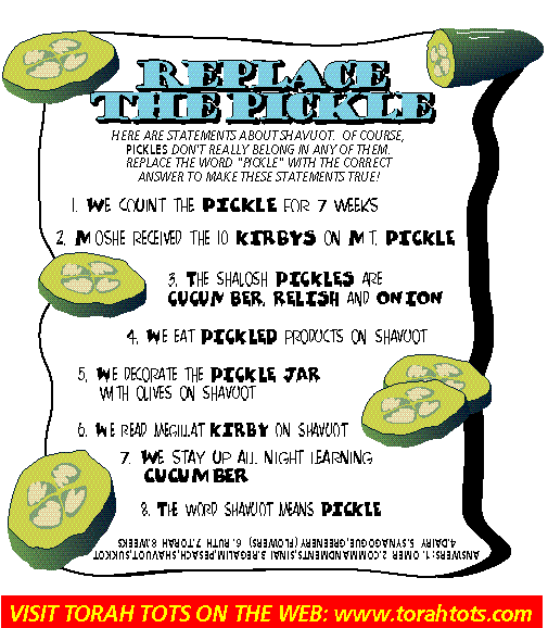 Replace the Pickle